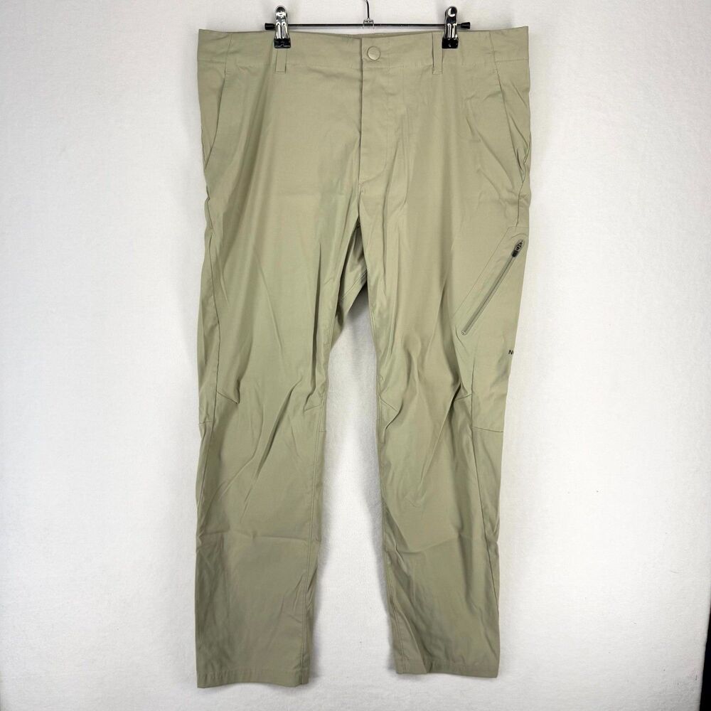 The‎ North Face Mens Nylon Hiking Pants Khaki Color Size 36 x 30